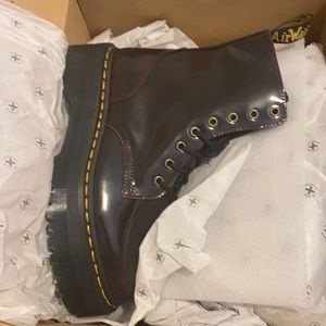 Red Dr Martens size 10